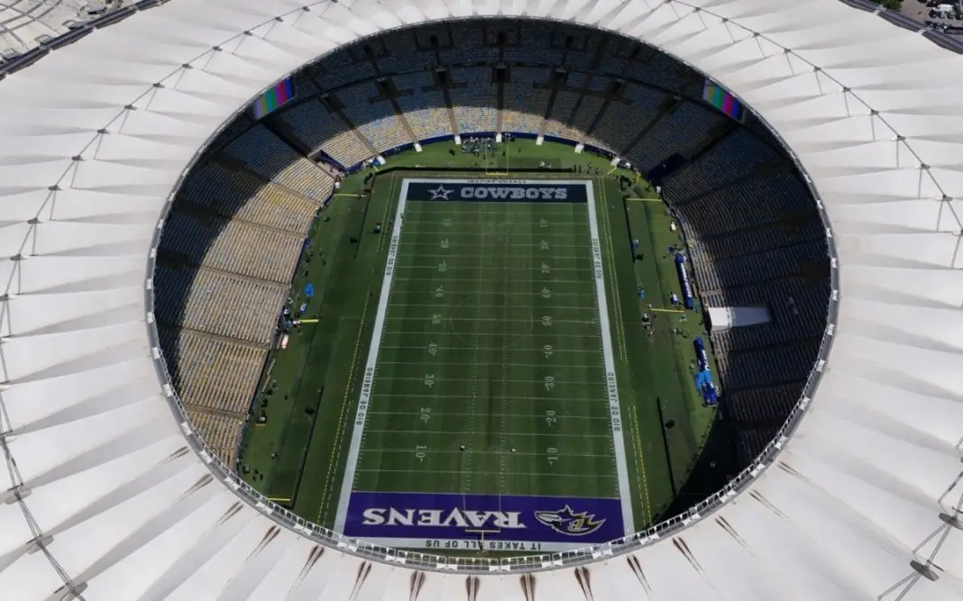 Maracanã recebe NFL pela primeira vez no domingo, Dallas Cowboys e Baltimore Ravens se enfrentam às 17h25. Mudança de c…