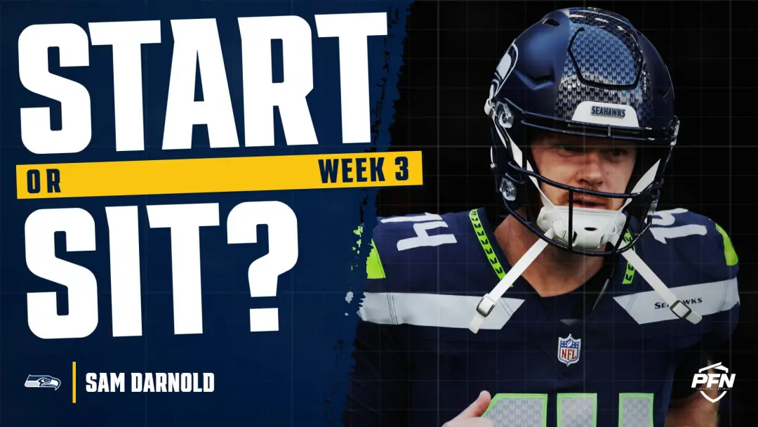 Sam Darnold na 38 casa do ranking de quarterbacks, com a lesão no glúteo dele ainda incomodando em Seattle. Parece que …