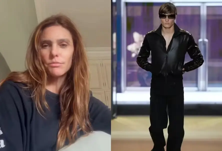 João Hilbert desfilou para a Gucci em Milão na Semana de Moda. A mãe, Fernanda Lima, chorou ao vê-lo ir, mas disse que …