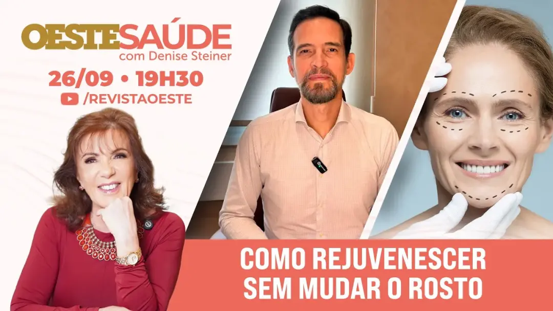 Denise Steiner apresenta o Oeste Saúde aos sábados, a partir das 19h30, com foco em rejuvenescer sem mudar o rosto. É b…