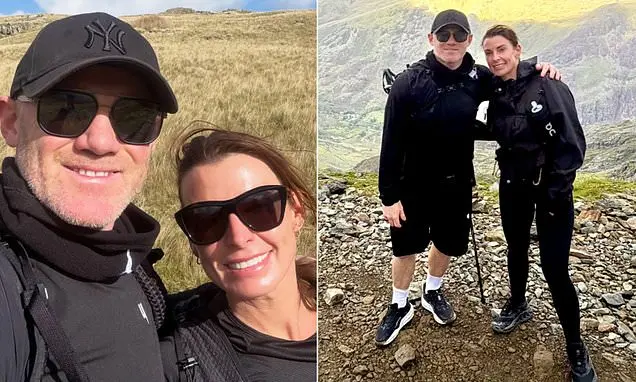Wayne Rooney subiu o Monte Snowdon vestindo roupa de academia. Achou bacana ver ele mostrando a forma física depois da …