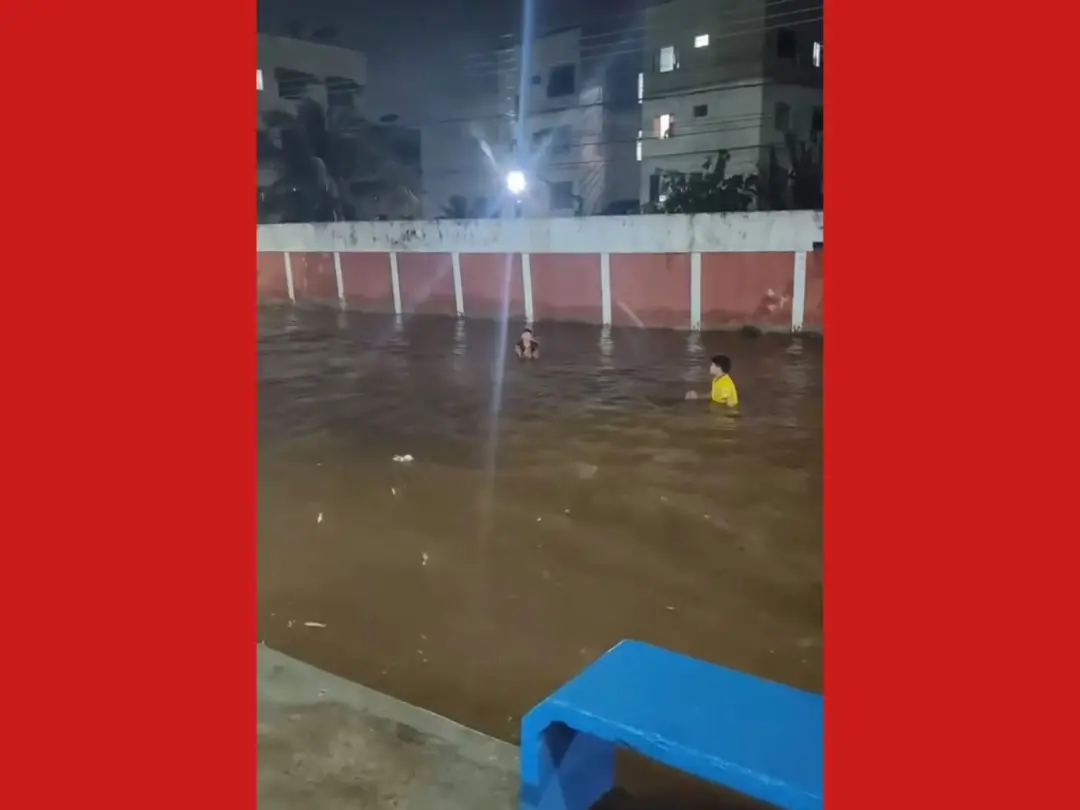 Rio Branco teve quase 90% da chuva esperada para setembro em menos de duas horas, chegando a 80 milímetros. Caíram árvo…