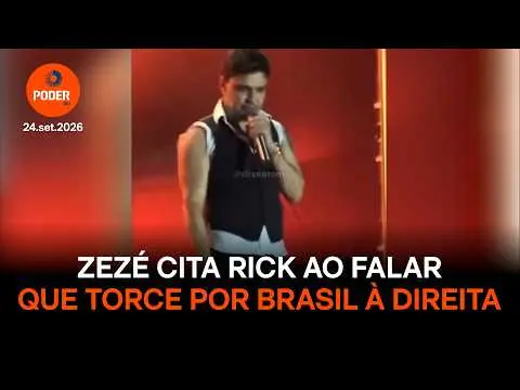 Frutal, MG. Zezé Di Camargo disse esperar que o Brasil esteja totalmente do lado direito em show em homenagem a Rick So…
