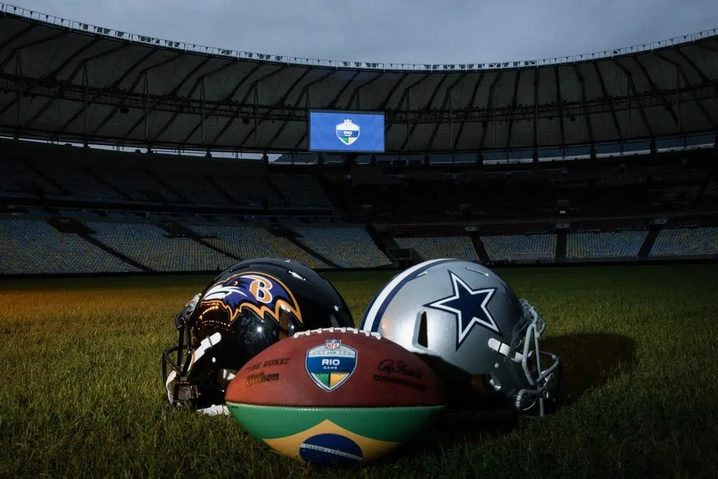 Rio de Janeiro recebe a NFL neste domingo, com operação especial de trânsito, metrô e segurança para o jogo no Maracanã…