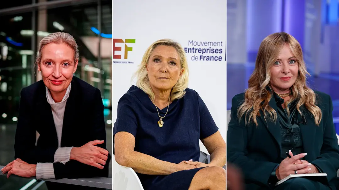 Três mulheres lideram a ultradireita na Europa: Marine Le Pen, Alice Weidel e Giorgia Meloni. O avanço delas pode mudar…