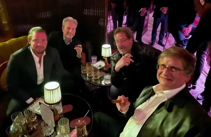 Londres, abril de 2024. O procurador-geral Paulo Gonet e Daniel Vorcaro estiveram juntos em um evento jurídico no Reino…