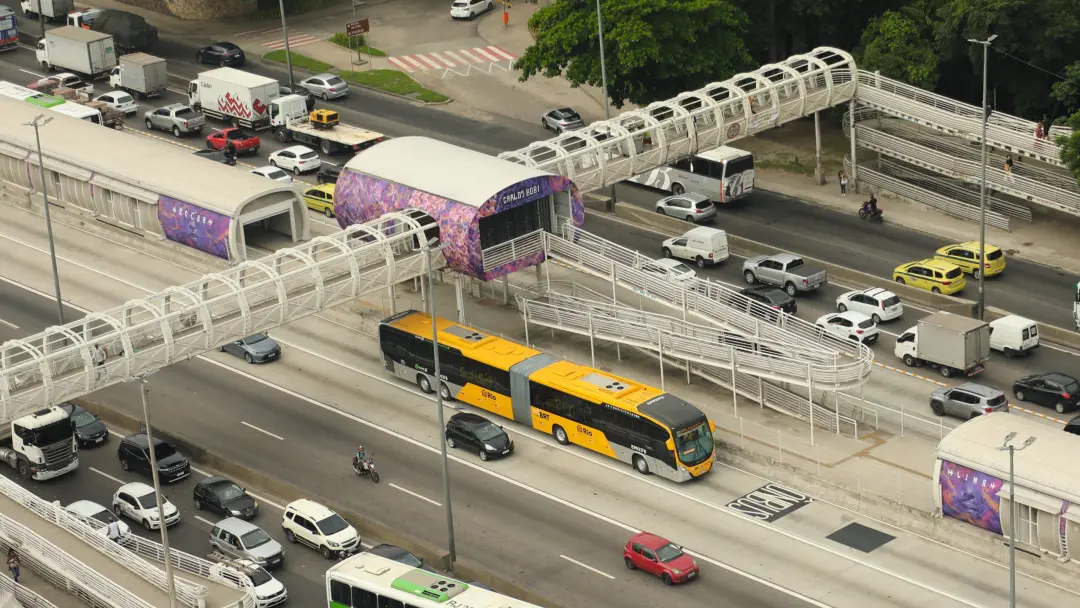 Linhas expressas do BRT vão parar na Estação Vasco da Gama em dias de jogo no São Januário. Isso dá uma alternativa pra…
