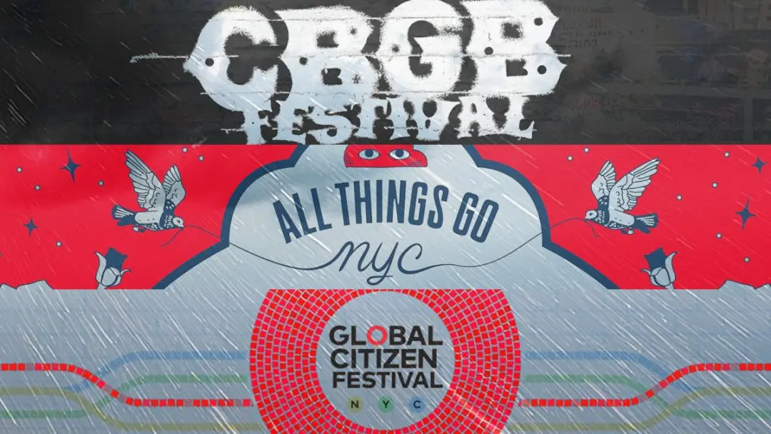 Três festivais de Nova York, como o CBGB e o All Things Go, foram cancelados por causa de uma tempestade forte. É muito…