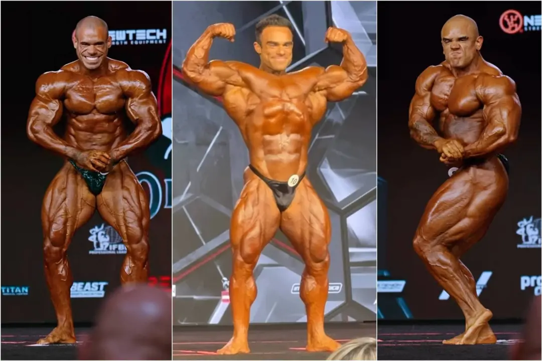 Três atletas brasileiros no top 6 da categoria 212 do Mr Olympia 2026. Ver a representatividade do nosso país no cenári…