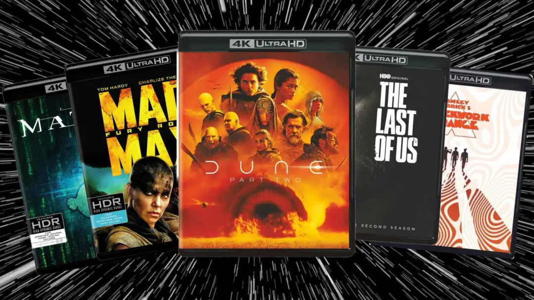 Gruv sala de ficcao 4K traz Dune Parte Um e Dois, The Last of Us e The Matrix entre os mais de 60 titulos. O acervo fís…