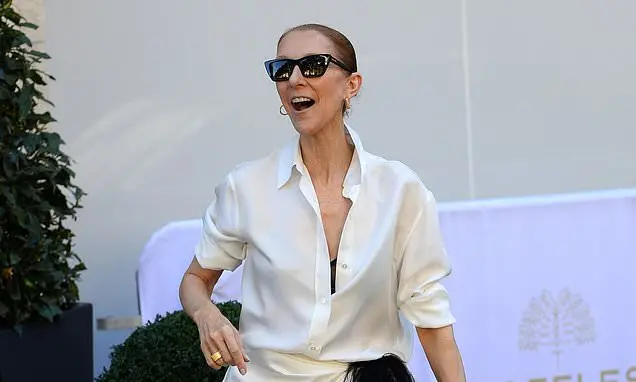Celine Dion, aos 58 anos, aparece em Paris com um look chamativo de saia branca emplumada antes de um show. Depois de t…