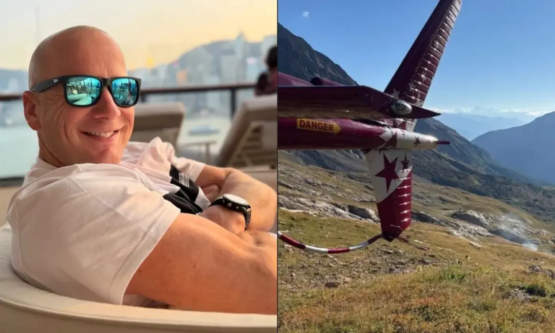 Alpes suíços. Tony Hall, empresário britânico de 42 anos, morreu em queda de avião perto de Leukerbad. O caso mostra co…
