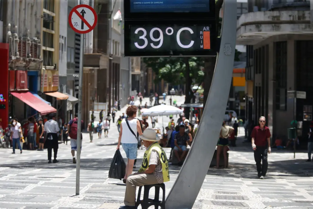 Temperaturas de até 39 graus na sexta-feira em grande parte do Brasil com umidade baixa. Esse calor intenso exige atenç…