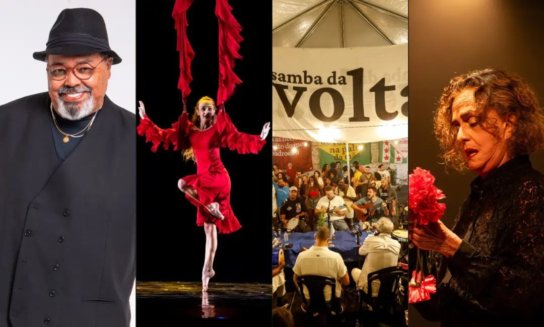 Rio de Janeiro, Centro, rolando a Semana de Arte até domingo com muita coisa na programação. Ver Gilberto Gil falando s…