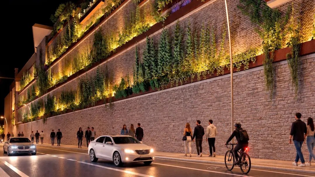 San Sebastián vai transformar o muro de San Bartolomé, com 112 anos, em um jardim vertical natural. Essa ideia antiga, …