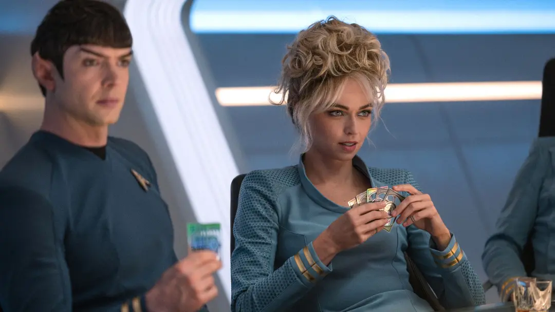 Kirk da Enterprise terá alteração no tempo da linha do tempo no final da Temporada 4 de Strange New Worlds. Parece que …