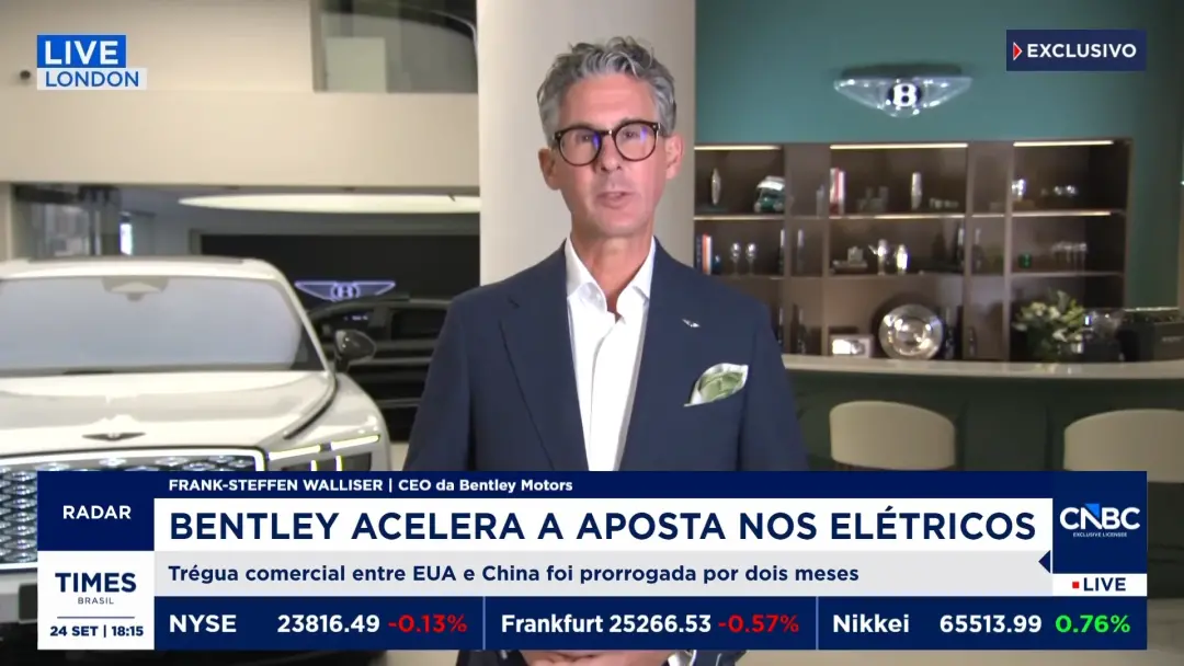 CEO da Bentley diz que o novo modelo elétrico serve como porta de entrada para a marca, ajudando a atrair quem ainda nã…
