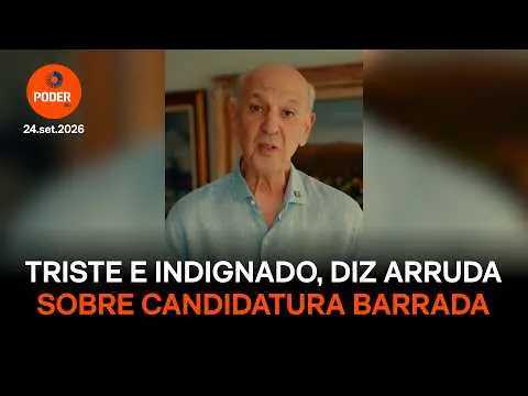 Arruda não vai recorrer da decisão do TSE que barrou registro na eleicao no Distrito Federal. É um momento de reconhece…