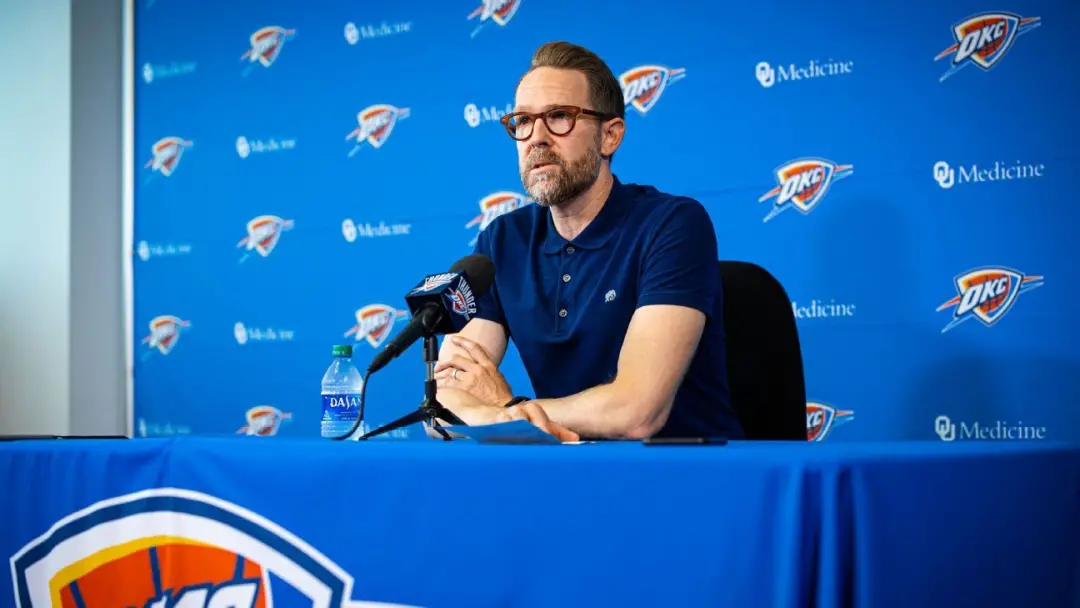 Sam Presti, GM do Thunder, disse que o time pode ser tão bom quanto em temporadas passadas mesmo com saídas importantes…