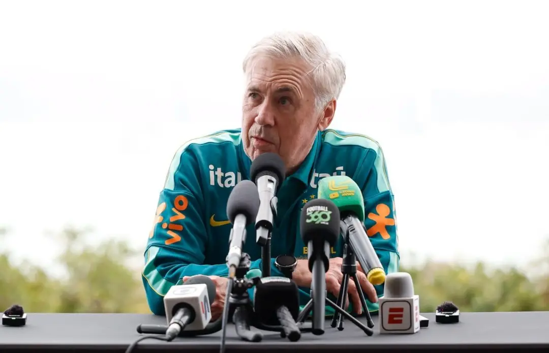 Ancelotti confirmou o quarteto ataque Vini Jr, Raphinha, Estêvão e Endrick para o amistoso contra a Austrália nesta sex…