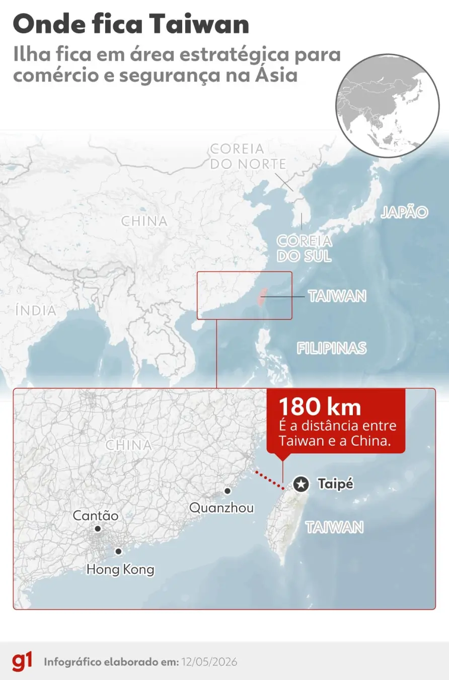 China pede cautela extrema aos EUA sobre Taiwan antes da reunião de Trump e Xi em Washington D.C. A preocupação chinesa…