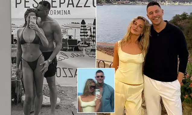 Lee Elliott tá viajando pela Europa com a nova namorada Brooke McAuley, meio ano e meio depois da separação de Georgia …