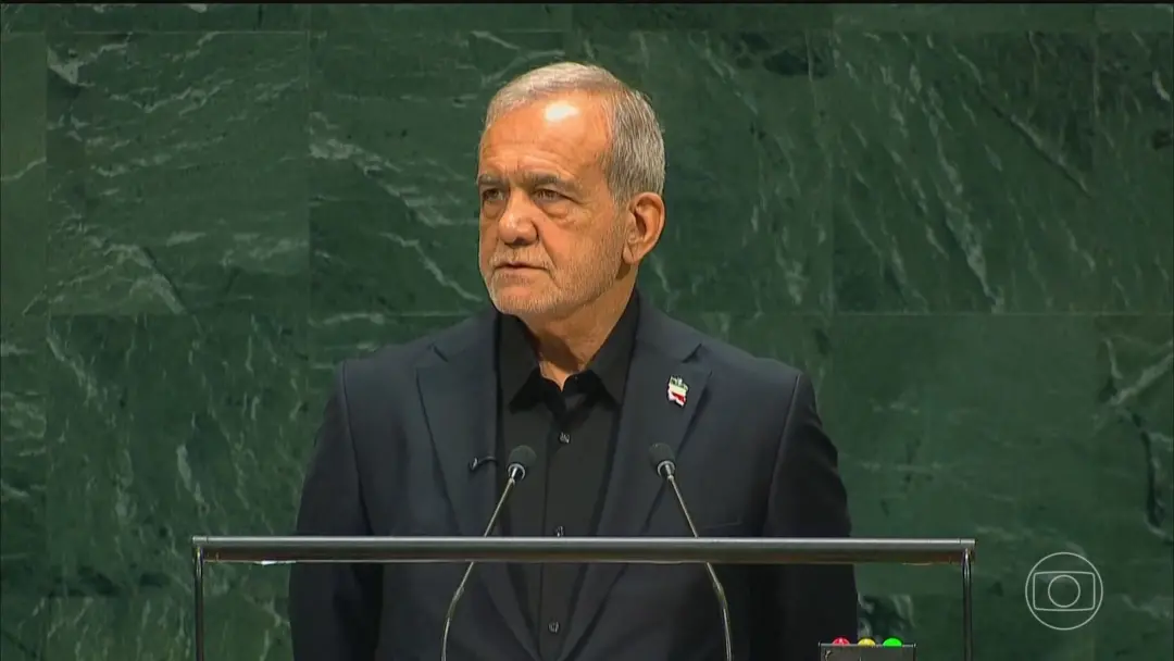 Presidente do Irã falou na ONU e respondeu às ameaças de Trump. Ele disse que o país jamais aceitará linguagem da força…