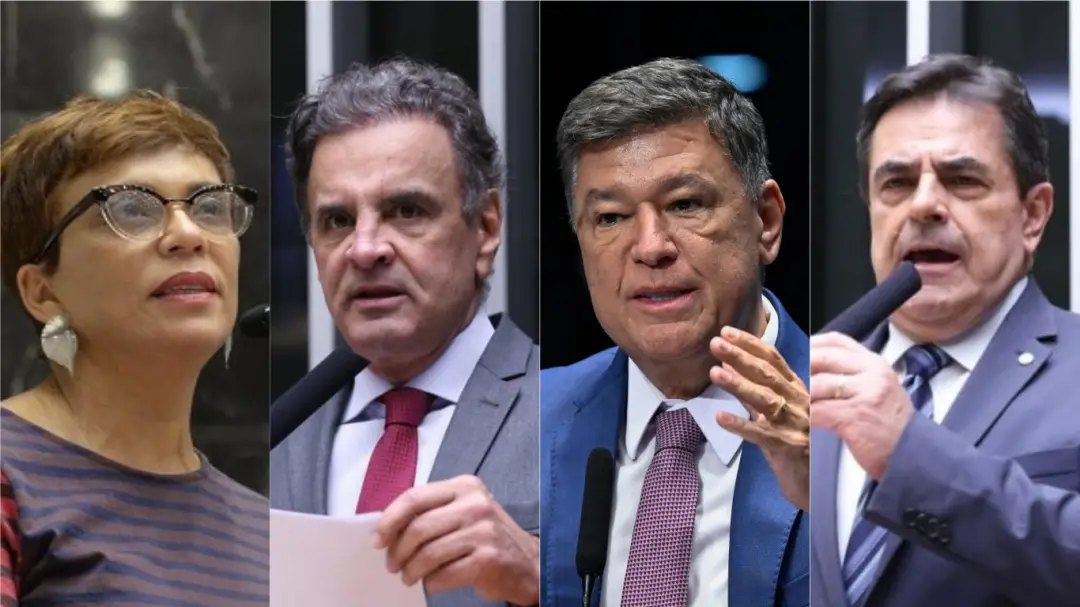 Quádruplo empate técnico no Senado de Minas Gerais com Marília Campos, Aécio Neves, Carlos Viana e Domingos Sávio no me…