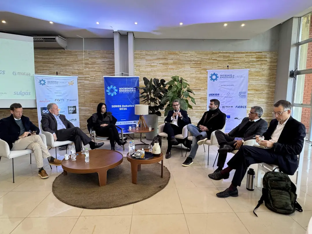 Sergs Debates em Porto Alegre discutiu infraestruturas para o Rio Grande do Sul com foco na resiliência climática. É pr…