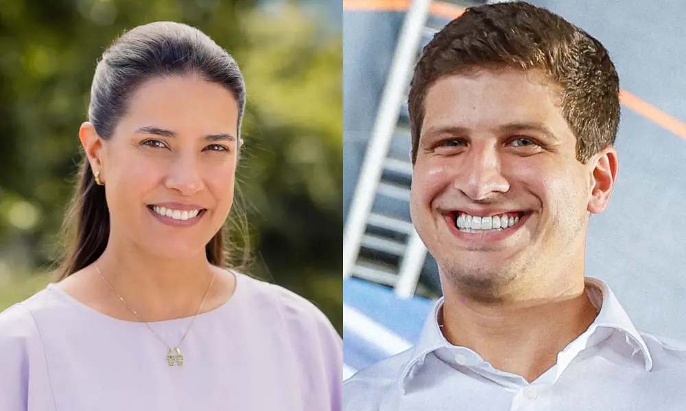 Raquel Lyra e João Campos com 41% e 39% na disputa pelo governo de Pernambuco, com margem de erro de três pontos. A dif…
