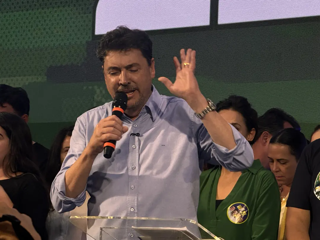 Wilder Morais não participou da sabatina na OAB-GO nesta quarta-feira. A campanha disse que remarcou por agenda, e a OA…