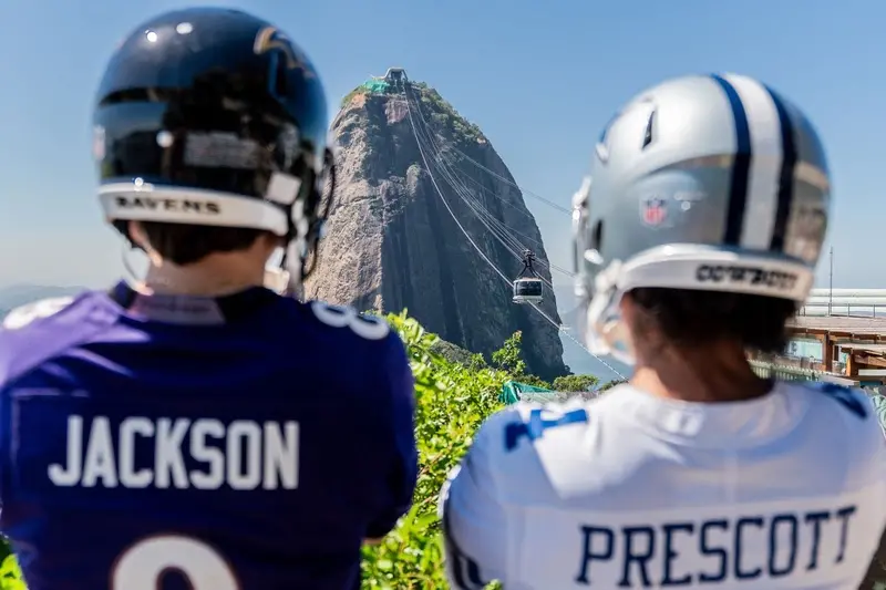 Parque Bondinho Pão de Açúcar ganhou loja oficial da NFL na Urca, com desconto de 10% para quem tiver ingresso do NFL R…