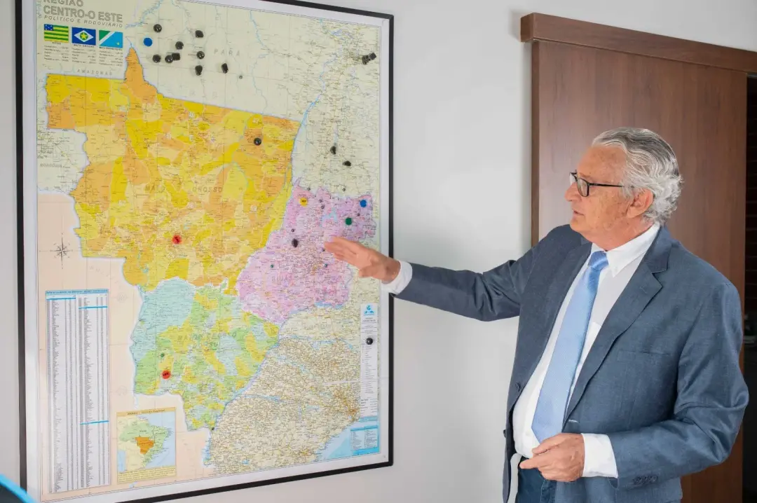 Goiás, 32,86% de crescimento do PIB municipal com mineração. A gente sabe que o PIB sozinho não diz como essa grana che…