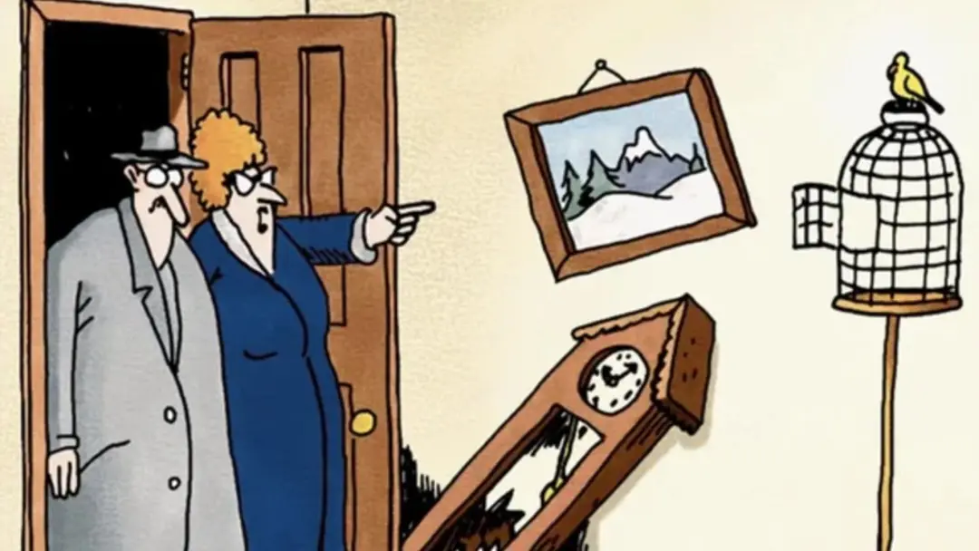Sete tirinhas do Far Side mostram pássaros de estimação. O Gary Larson sempre usou animais domesticados nas piadas, e o…