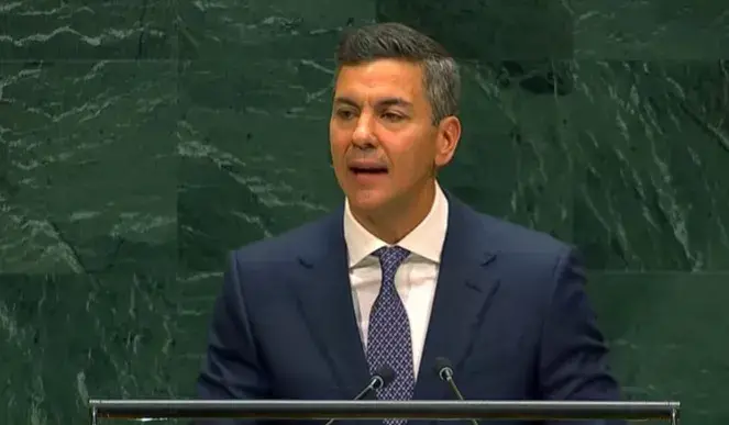 Presidente do Paraguai defendeu a volta da Venezuela ao Mercosul na ONU. A fala aponta para a crença de que o povo vene…
