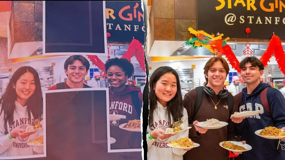 Stanford usou inteligência artificial para mudar uma foto de seu centro de convivência, substituindo um estudante hispa…