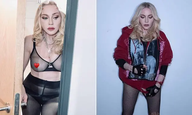 Madonna compartilhou fotos sensuais de um ensaio para a nova linha de produtos do álbum Confessions II. A gente vê que …
