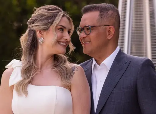 Lívia Avelar, viúva de Bruno Avelar, perdeu o marido em acidente de helicóptero em Santa Catarina, menos de dois meses …