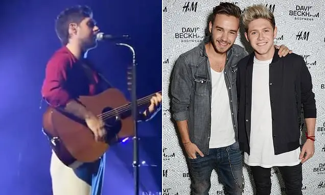Niall Horan tocou a voz de Liam Payne em Birmingham no show. Ver esse tributo tão emotivo mostra o quanto a conexão ent…
