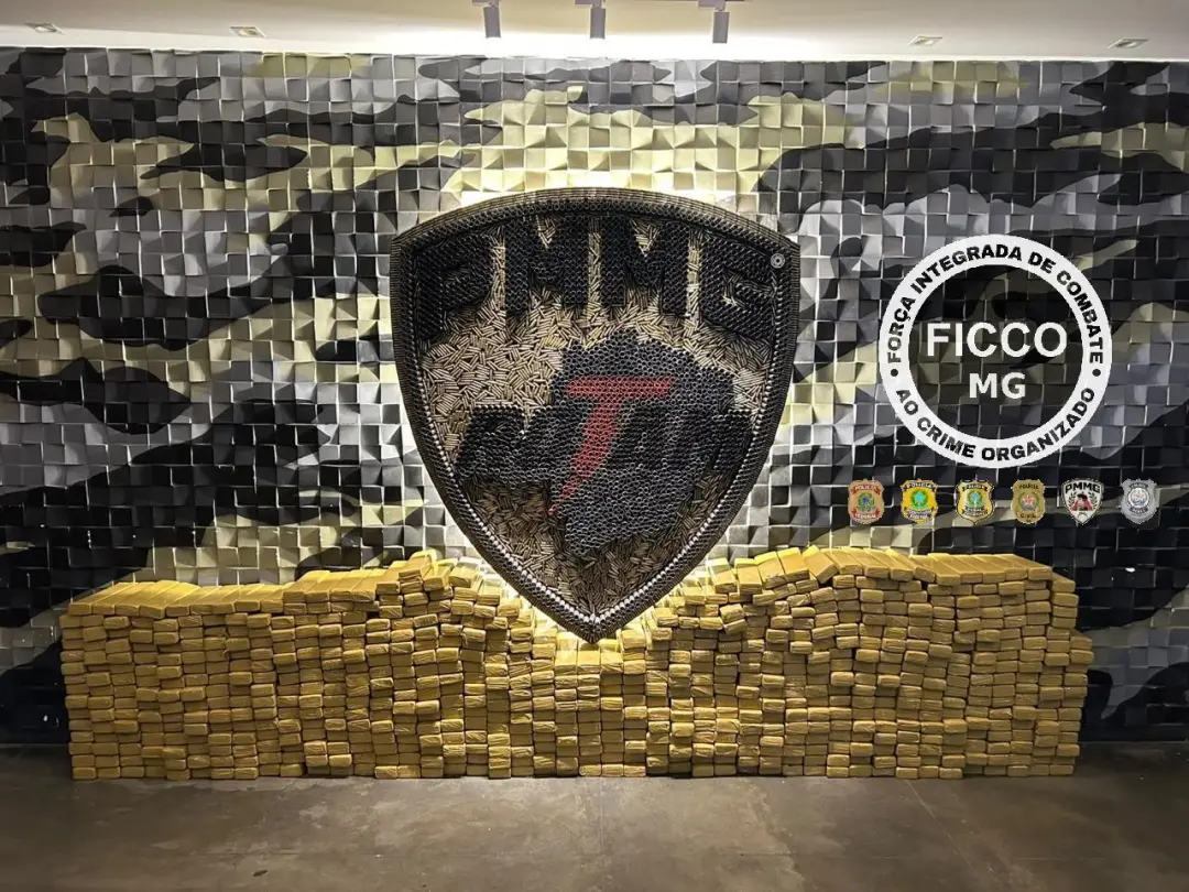 Quatro homens foram presos em Igaratinga com 750 barras de maconha. Essa operação junta a Ficco e a Rotam mostra o trab…