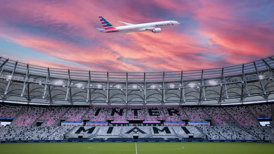 American Airlines e Inter Miami fecharam parceria, dando nome American Lounge ao West Club no novo estádio. Isso parece…