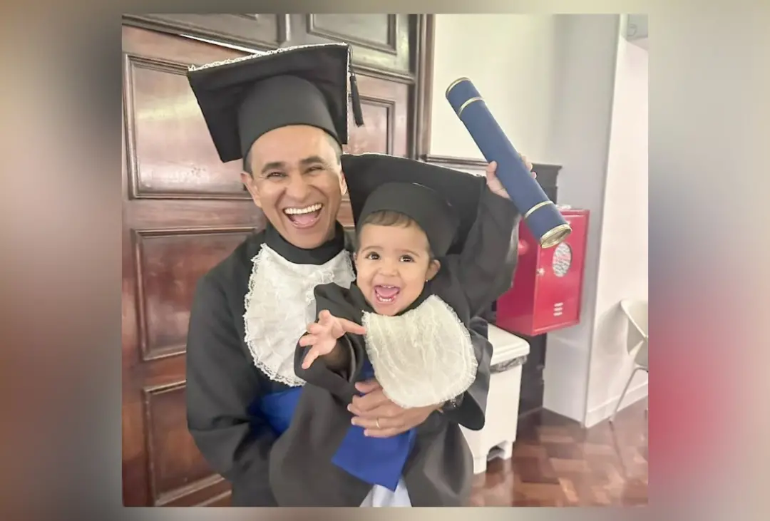Antônio Diogo Carvalho, zelador em Ipanema, viu a filha Laura ganhar bolsa em escola particular após um vídeo viralizar…