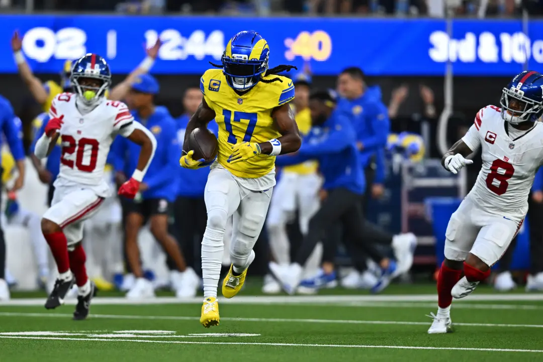 Davante Adams pegou oito passes e dois touchdowns com 195 jardas no jogo dos Rams contra os Giants. É outro grande jogo…
