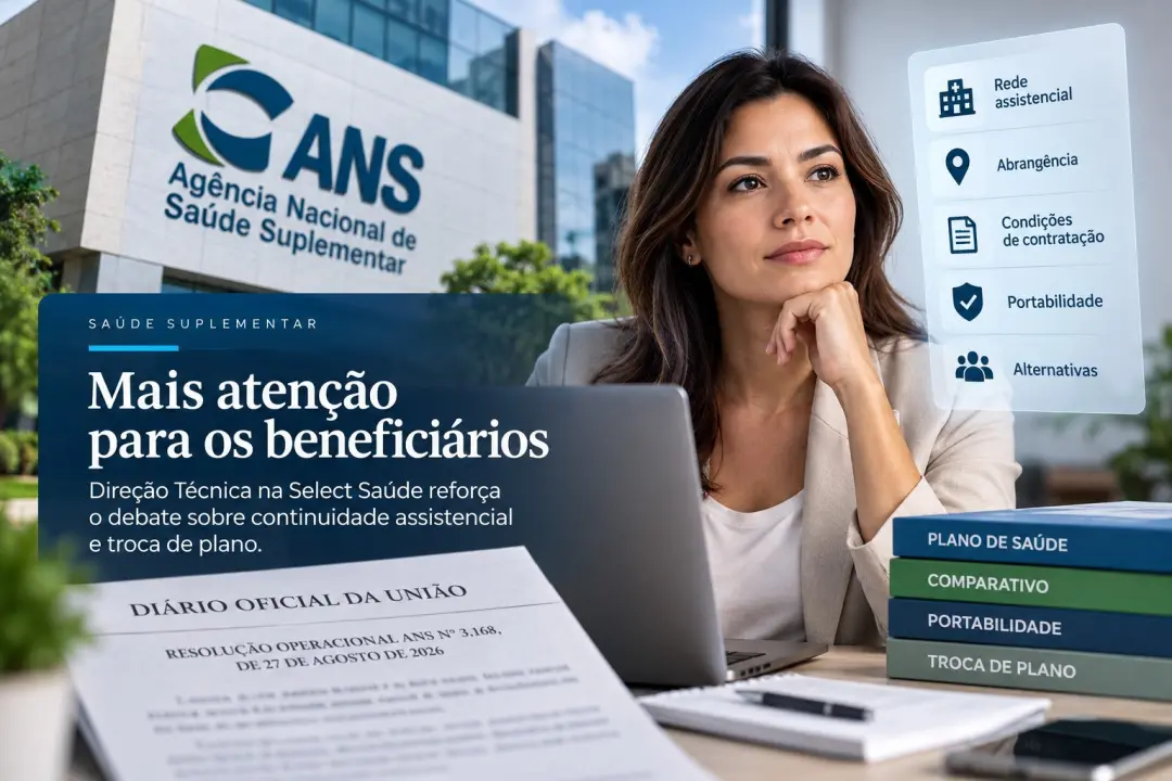 Select Operadora de Plano de Saúde passou a ter Direção Técnica pela ANS, por anormalidades administrativas graves que …