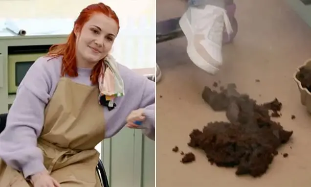 Em um episódio do Bake Off, uma competidora chorou quando seu bolo perfeitamente assado caiu no chão. A situação mostro…