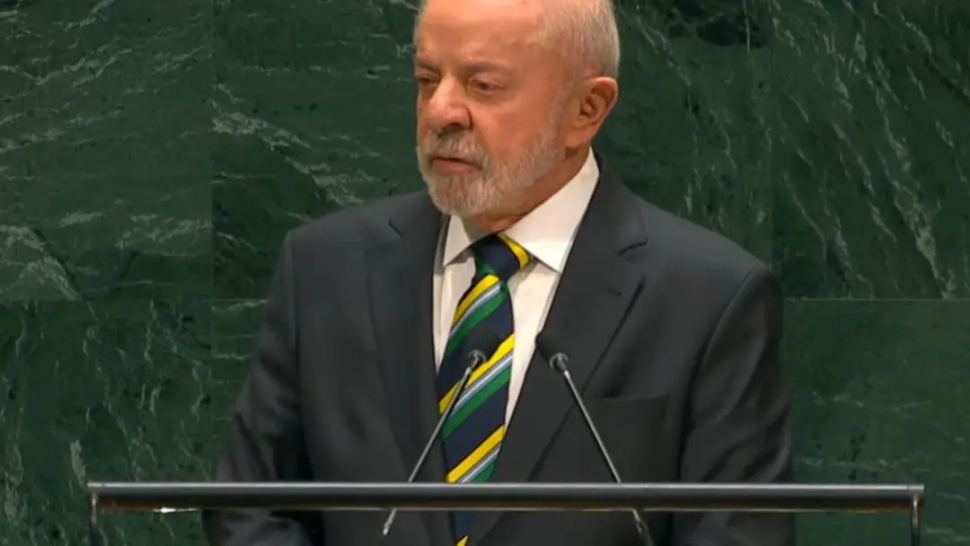 Lula chamou de genocídio a ação do governo Netanyahu na Faixa de Gaza durante a 81a Assembleia Geral da ONU em Nova Yor…