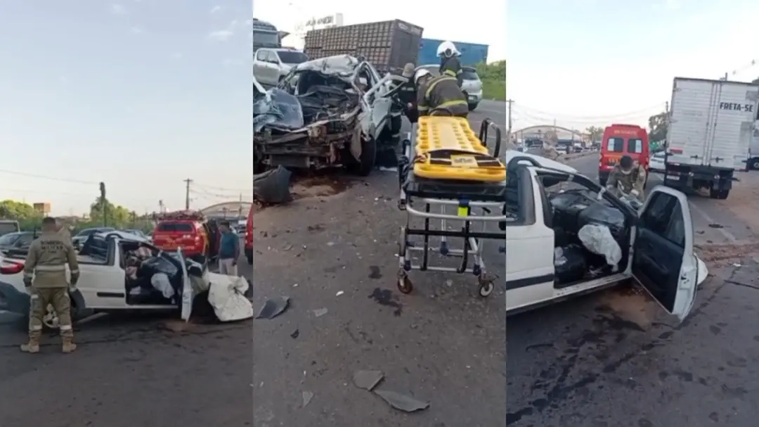 Na Alça Viária, na Grande Belém, um homem ficou gravemente ferido após o carro bater na traseira de um caminhão-baú. Co…