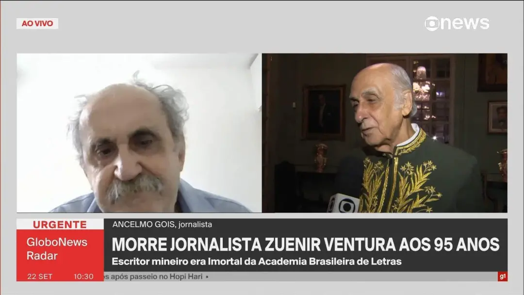 Zuenir Ventura, jornalista e escritor, faleceu aos 95 anos. A partida de alguém com tanta bagagem de vida me traz uma r…