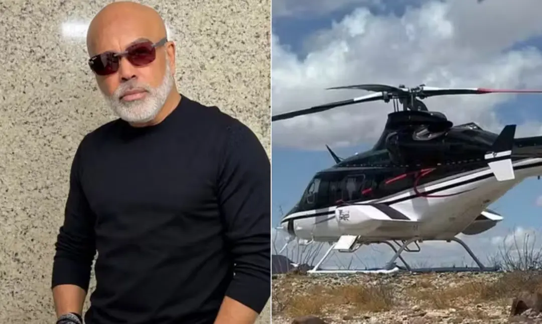 Busca pelo helicóptero com o cantor Rick aumentou, reunindo mais de 20 bombeiros e usando cães e drones na região de Ur…