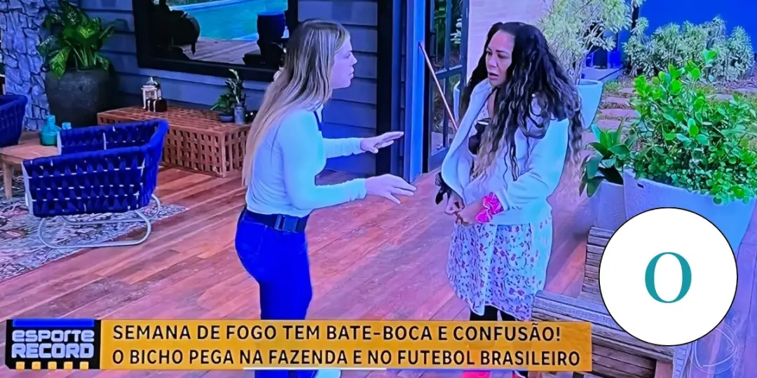 Esporte Record uniu compilado de brigas de A fazenda 18 com situações tensas do futebol. Essa associação forçada desvia…